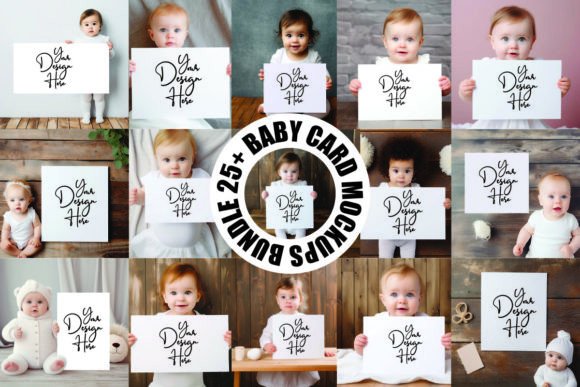 Baby Card Mockup Bundle Review for Product Mockups