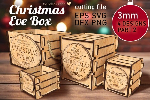 Christmas EVE BOX Part2 SVG Review for Real Embroidery