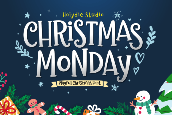 Christmas Monday: A Display Font Review for Modern Branding