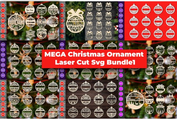 Christmas Ornament Mega Svg Bundle: Winter Amp Visuals for Brands