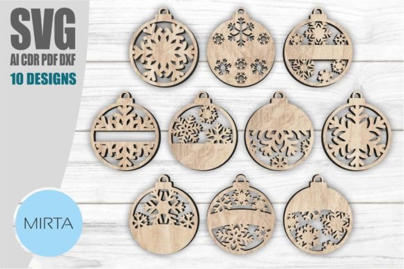 Christmas Ornaments Snowflakes Alser Cut for Winter Amp Branding