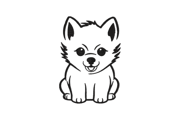 Dog: A Vibrant Graphic Design Asset for Dogs and Local Brands