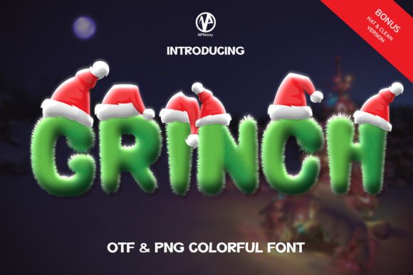 Grinch: The Ultimate Color Font for Festive Crafts
