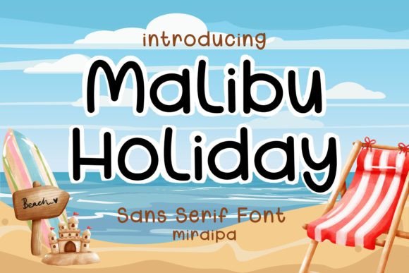 Malibu Holiday Sans Serif Review for Crafters