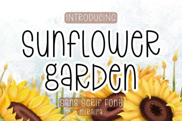 Sunflower Garden: A Sans Serif Asset for Modern Blog Design