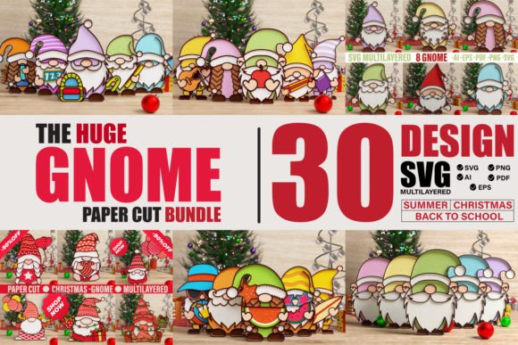 The HUGE GNOME Papercut SVG BUNDLE Review