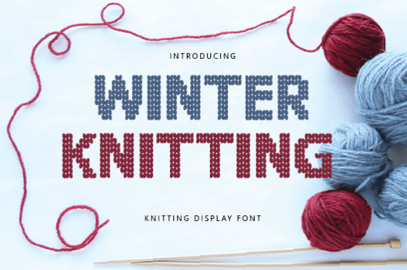 Winter Knitting: A Display Asset for Seasonal Crafts